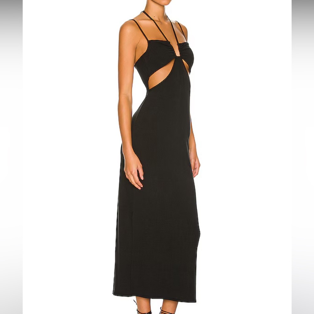 L*Space Black Midi Dress